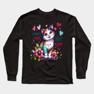 Mothers Day Feline Fantasy Long Sleeve T-Shirt